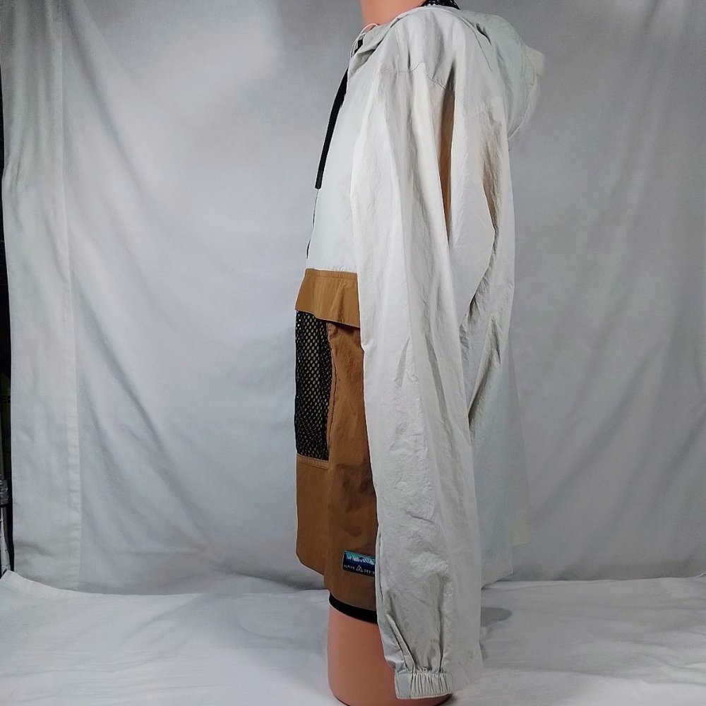 Men's Alpine Design Fashion Anorak Jacket-Moonbeam-Medium-New with Tags - Picture 4 of 5